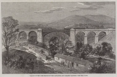 Viaduct on the Lime Branch of the Lancaster and Carlisle Railway